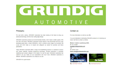 Desktop Screenshot of grundigautomotive.com