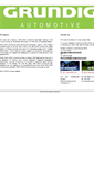 Mobile Screenshot of grundigautomotive.com